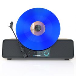 Gramofon Wertykalny Blaupunkt VT-200BT Varsovia Drewno (7” i 12”, 2 × 10 W RMS, BT-IN, BT-OUT, RCA-OUT)