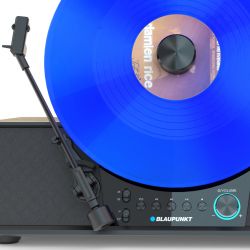 Gramofon Wertykalny Blaupunkt VT-200BT Varsovia Drewno (7” i 12”, 2 × 10 W RMS, BT-IN, BT-OUT, RCA-OUT)