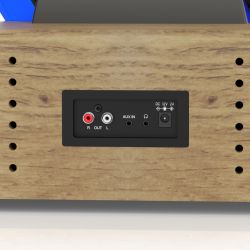 Gramofon Wertykalny Blaupunkt VT-200BT Varsovia Drewno (7” i 12”, 2 × 10 W RMS, BT-IN, BT-OUT, RCA-OUT)