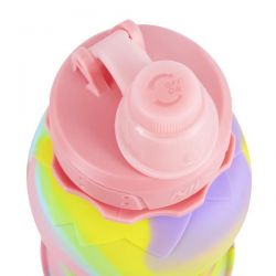 Bidon Silikonowy Składany Nils NC4102 Różowy 700 ml