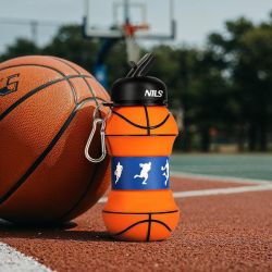 Kubek Silikonowy Składany Nils NC4104 550 ML Basketball