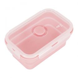 Pojemnik Lunchbox Składany Nils NC4105 Różowy 500 ml