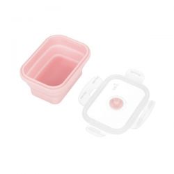 Pojemnik Lunchbox Składany Nils NC4105 Różowy 355 ml