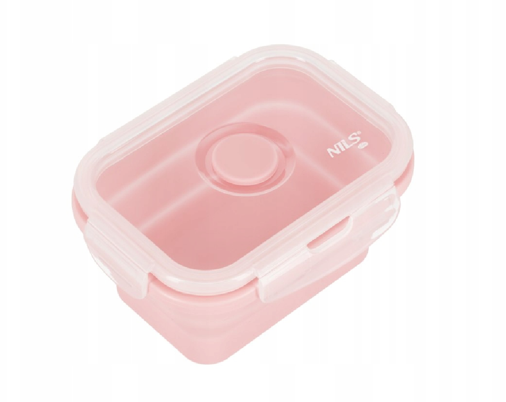 Pojemnik Lunchbox Składany Nils NC4105 Różowy 355 ml