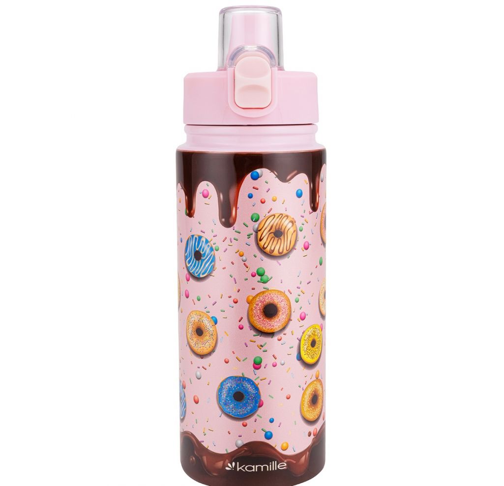 Butelka Termiczna Kamille 2164 Różowa 600 ml