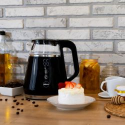 Czajnik Eldom C 505 Szklany Biały Regulacja Temperatury 1L