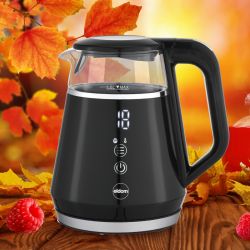 Czajnik Eldom C 505 Szklany Biały Regulacja Temperatury 1L
