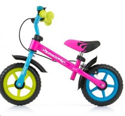 Milly Mally Dragon rowerek biegowy + hamulec multicolor