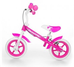 Milly Mally Dragon rowerek biegowy + hamulec pink