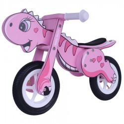 Milly Mally Dino rowerek biegowy drewniany pink