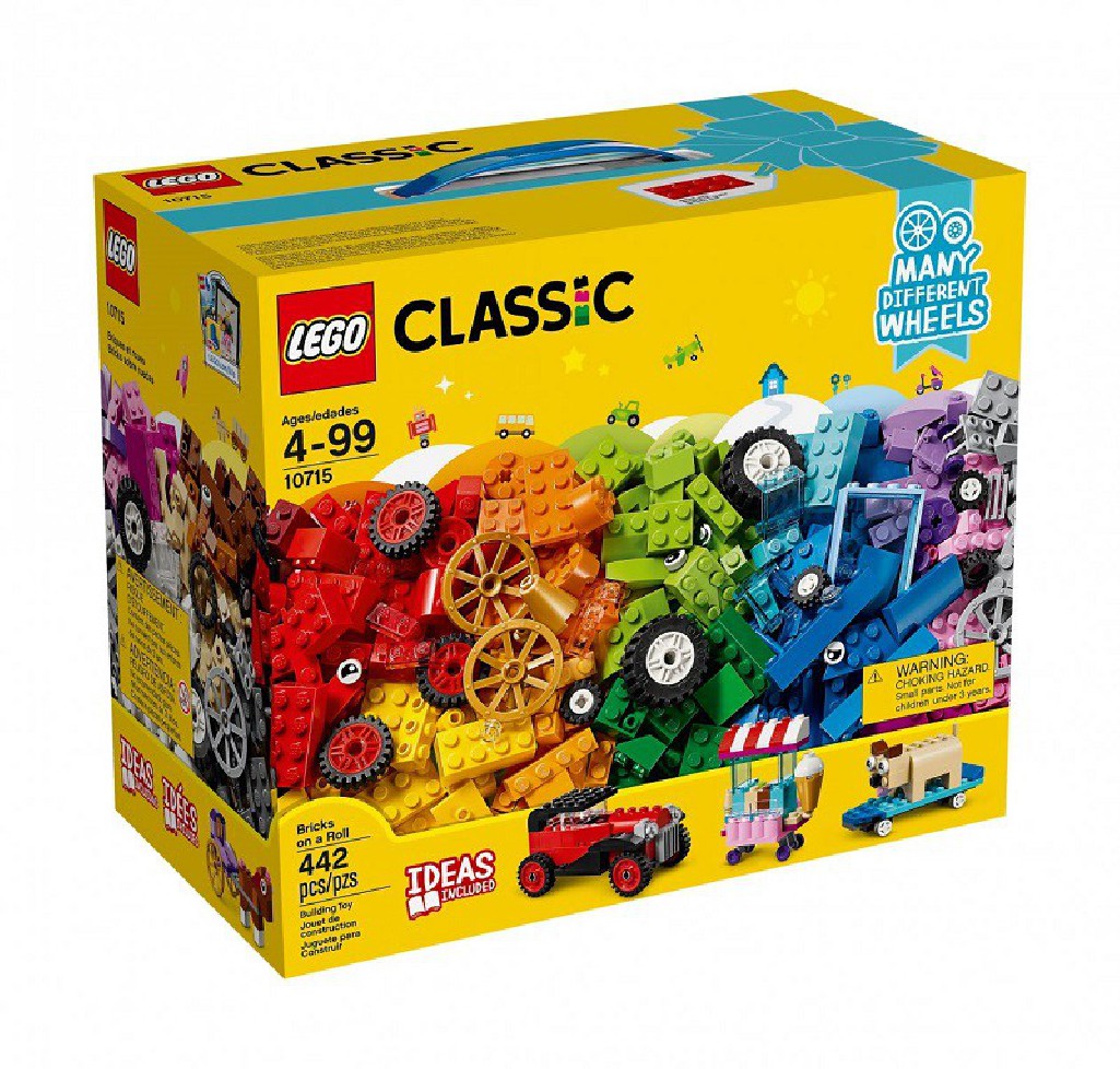 LEGO Classic Klocki na kółkach 10715