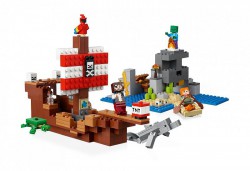 LEGO Minecraft Przygoda na statku pirackim 21152