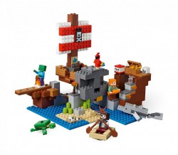 LEGO Minecraft Przygoda na statku pirackim 21152