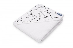 SENSILLO Ręcznik okrycie kąpielowe 100x100 cm Białe