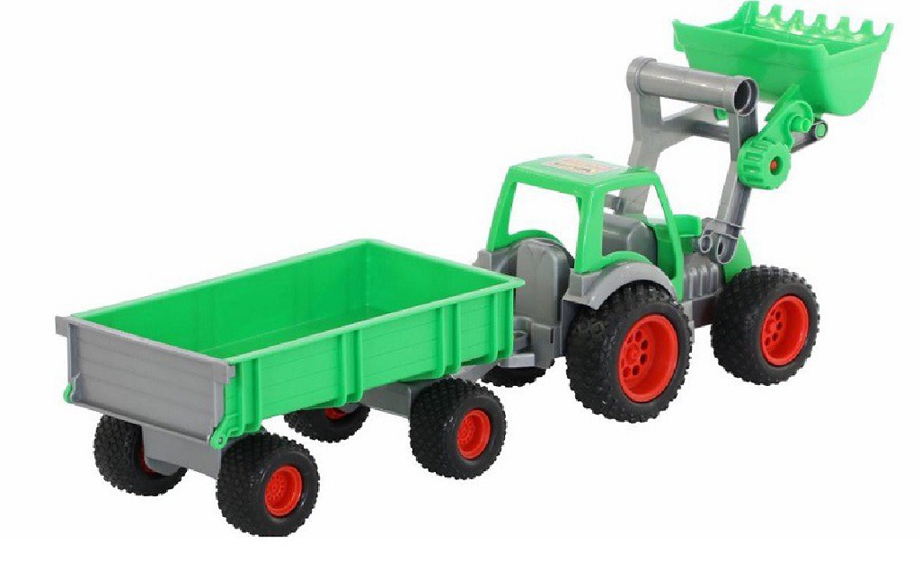 Wader Polesie traktor ładowarka z przyczepą Farmer Technik 8817