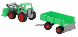 Wader Polesie traktor ładowarka z przyczepą Farmer Technik 8817