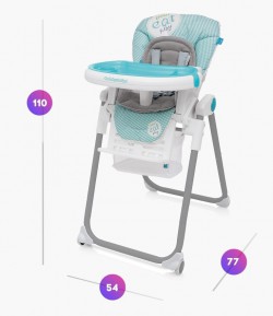 Baby Design  Lolly Pastell krzesełko do karmienia 05