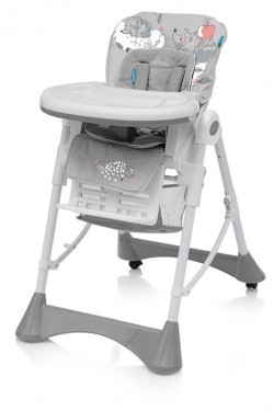 Baby Design Pepe krzesełko do karmienia 07 Gray-wyprzedaż