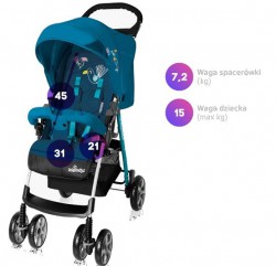 Baby Design Mini New wózek spacerowy 04 zielony