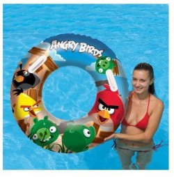 Bestway kółko do nauki pływania Angry Birds  91cm z uchwytami