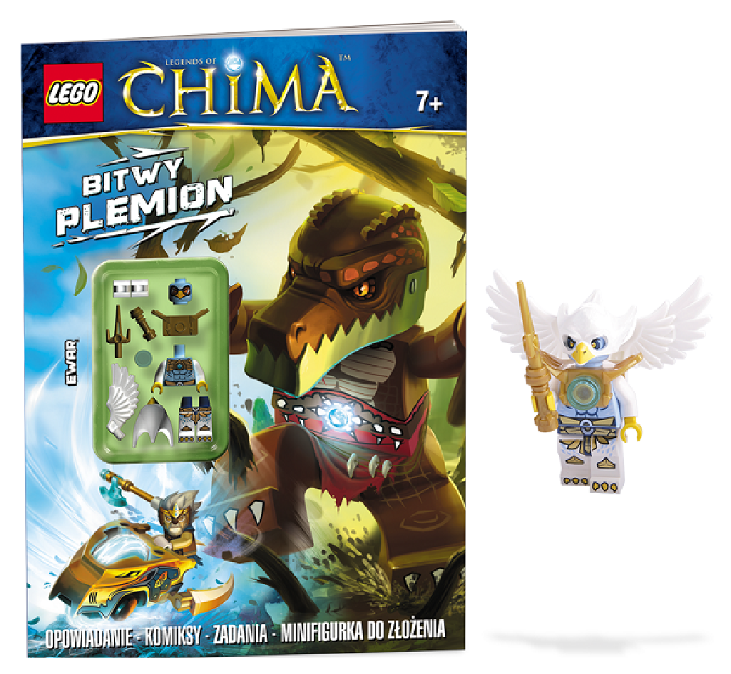 Ameet LNC204 Lego Chima bitwa plemion książeczka + klocki