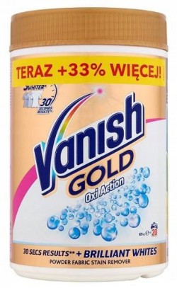 Vanish Gold Oxi Action odplamiacz do białych tkanin 625 g