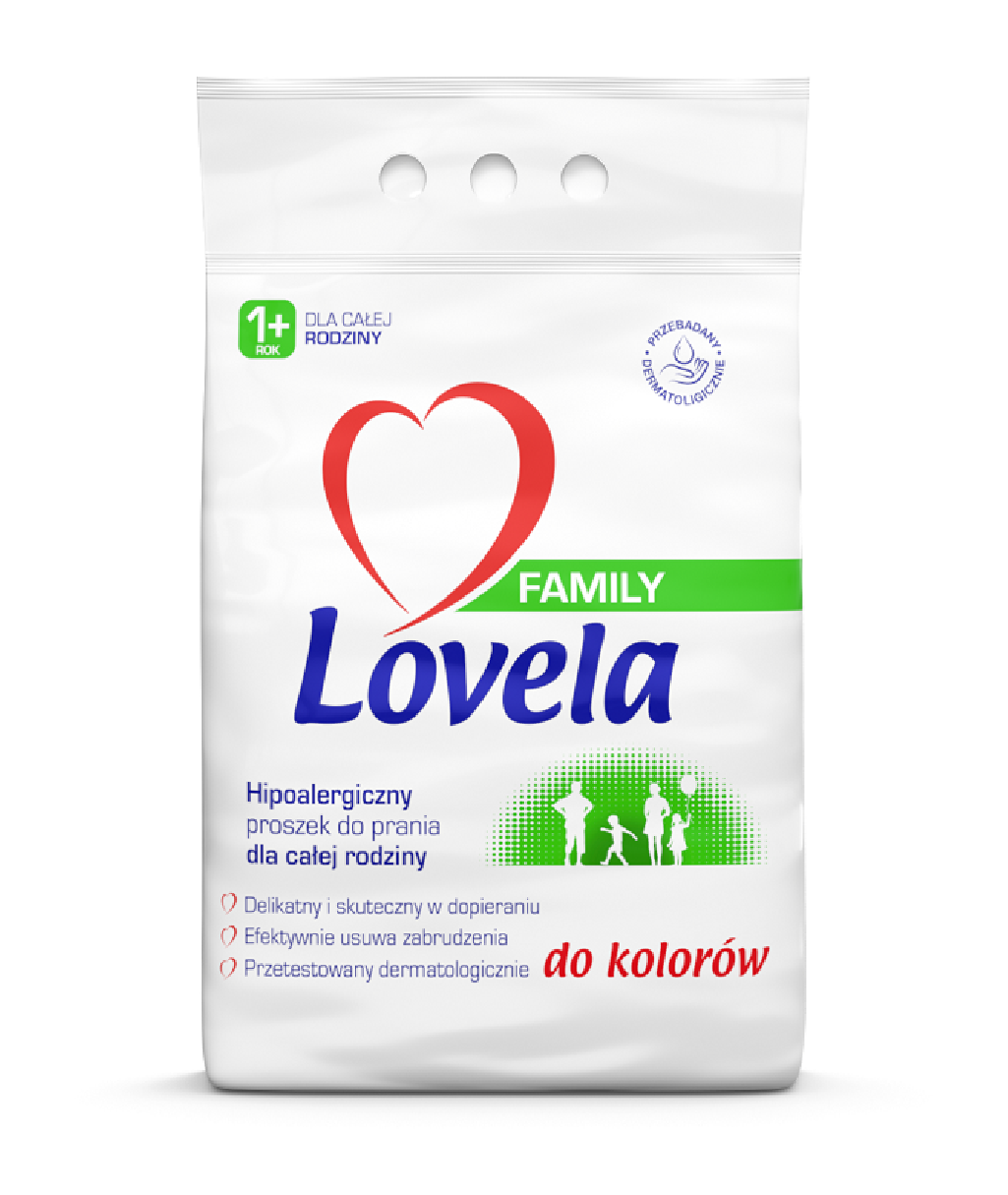 Lovela Family Proszek do prania kolorowych tkanin 2,1 kg