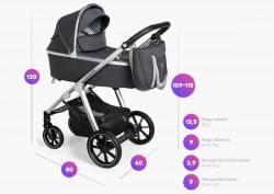 Baby Design Bueno New wózek 2w1 217/graphite
