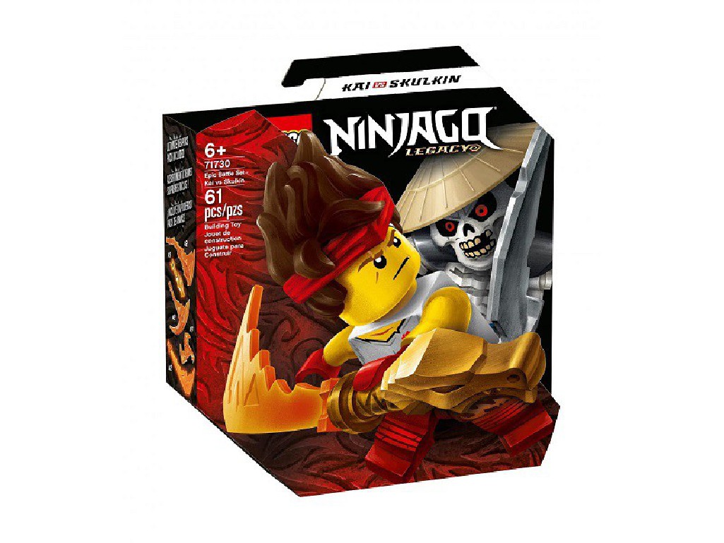 LEGO Ninjago Epicki zestaw bojowy Kai kontra Szkielet 71730
