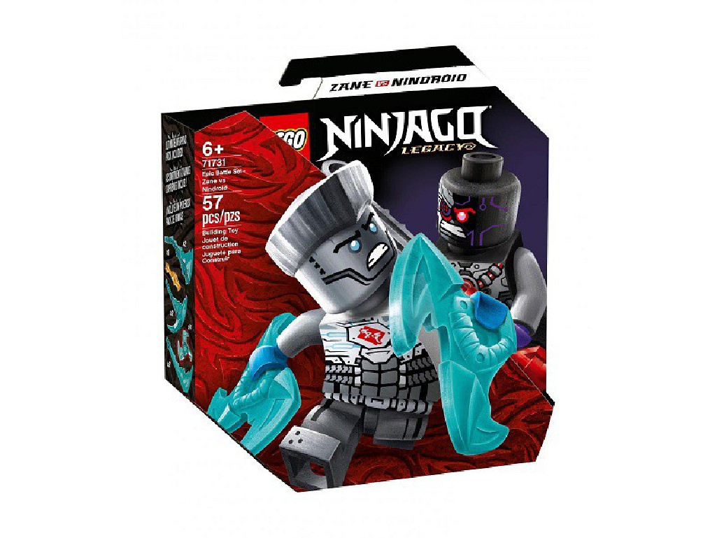 LEGO Ninjago Epicki zestaw bojowy Zane kontra Nindroid 71731