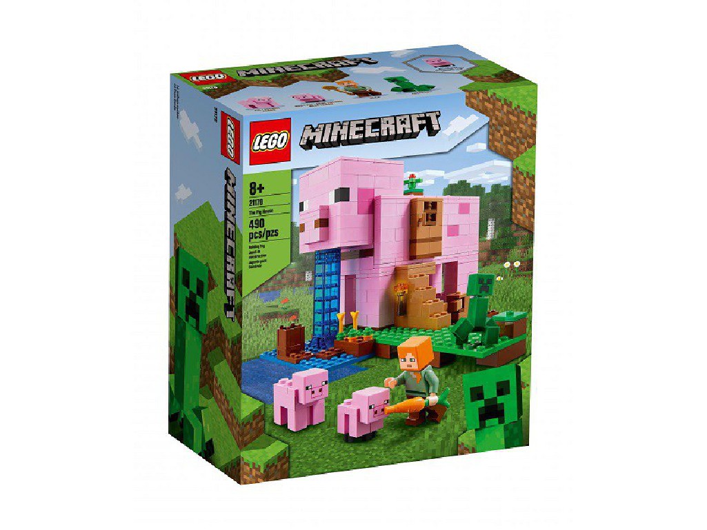 LEGO Minecfart Dom w kształcie świni 21170