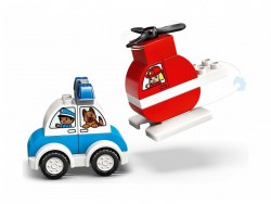 LEGO Duplo Helikopter strażacki i radiowóz 10957