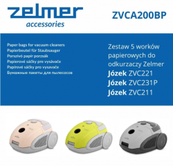 Zestaw worków Zelmer ZVCA200BP