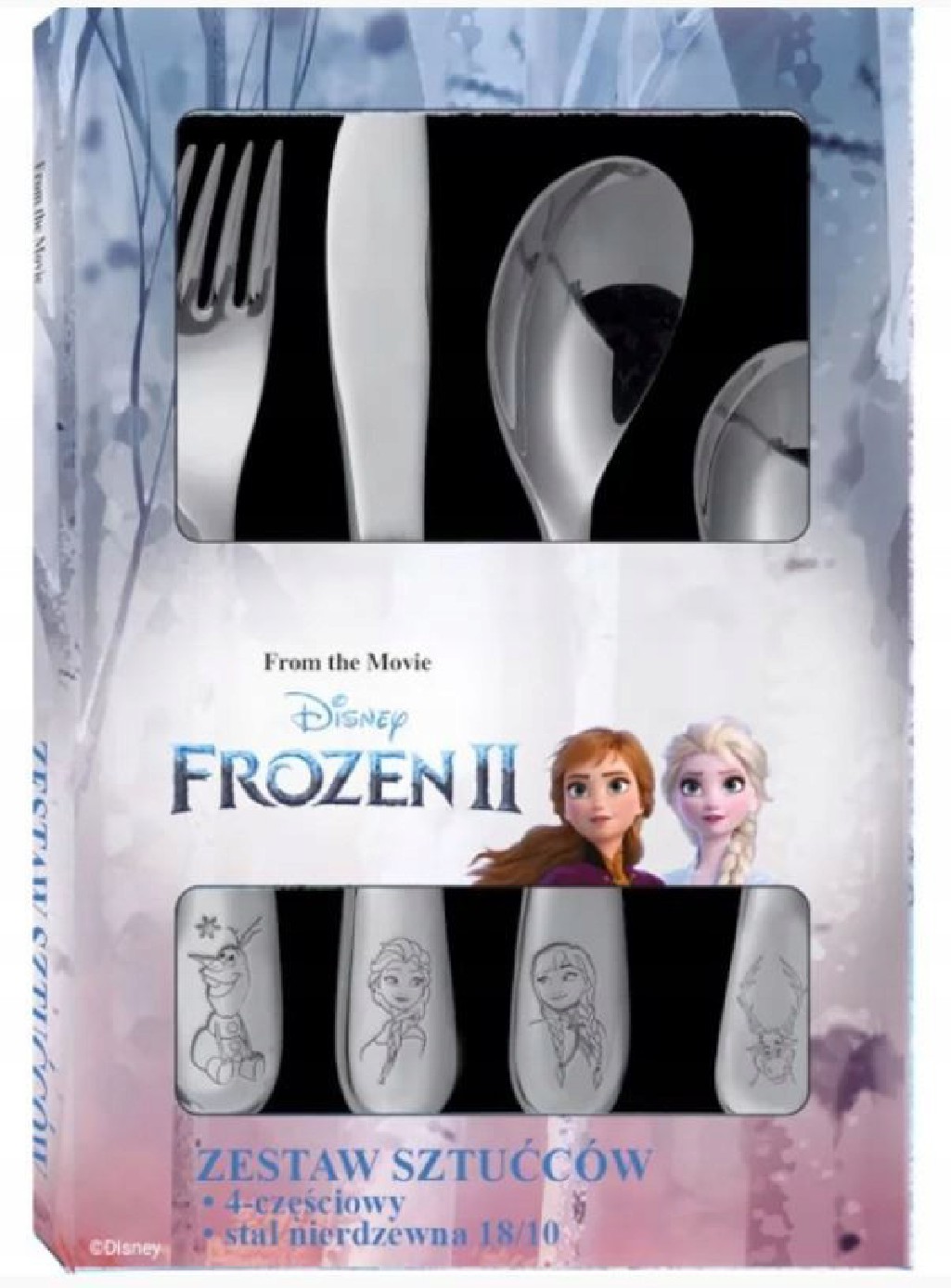Disney Frozen II komplet 4 sztućców 