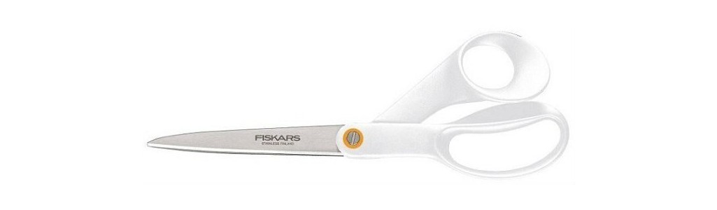 Fiskars 1020412 nożyczki uniwersalne białe 21 cm