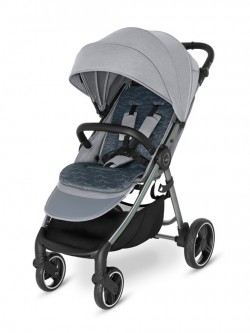 Baby Design Wave 2021 wózek spacerowy 107 Silver gray