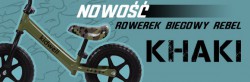 Kidwell Rebel Khaki rowerek biegowy 12"