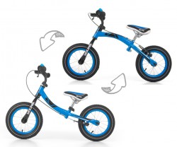 Milly Mally Young rowerek biegowy z obracaną ramą blue