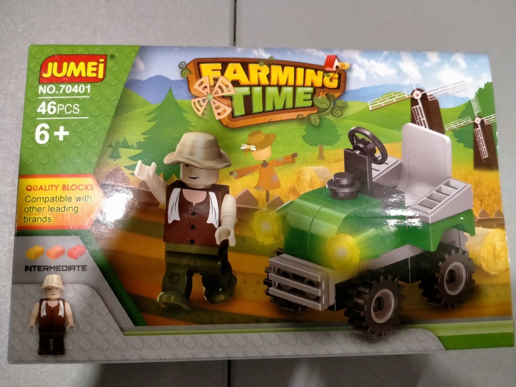 Jumei Klocki Traktor Farma 46 elementów