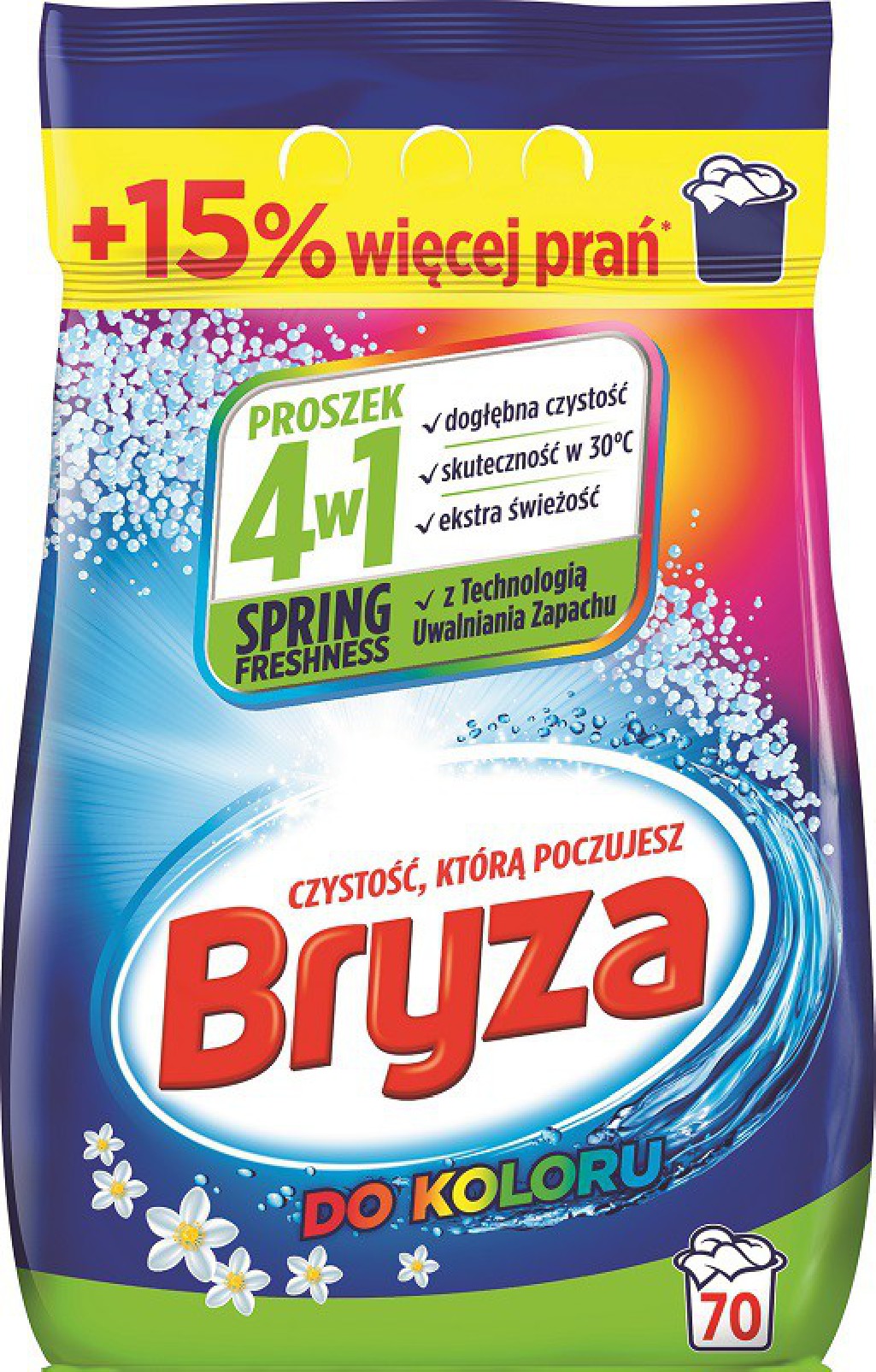Bryza Spring Freshness Proszek do prania tkanin kolorowych 4,55 kg