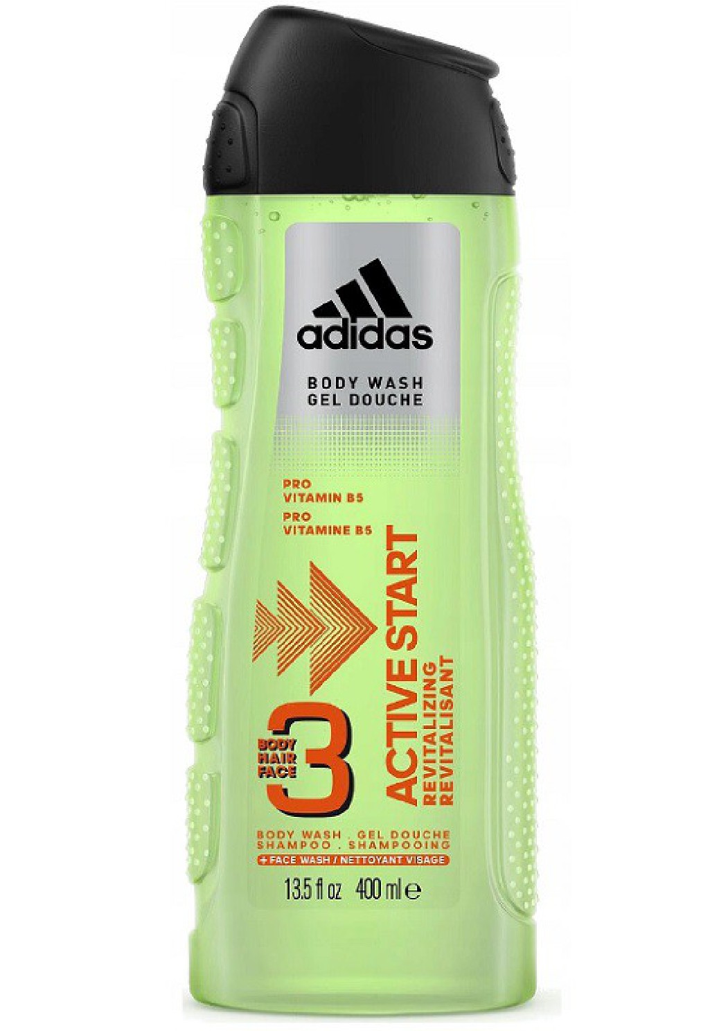 Adidas Active Start 3w1 męski żel do ciała, włosów i twarzy 400 ml