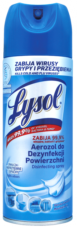Lysol Aerozol do dezynfekcji powierzchni Górska Świeżość 400ml