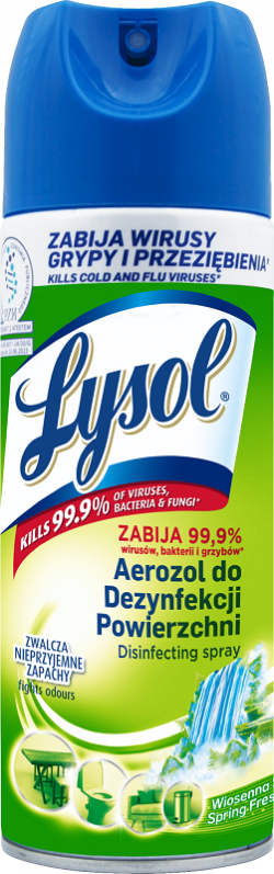 Lysol Aerozol do dezynfekcji powierzchni Wiosenna Świeżość 400ml