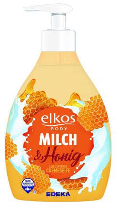 Elkos Mydło w płynie z pompką Milch&Honig 500ml