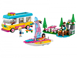 LEGO Friends Leśny mikrobus kempingowy i żaglówka 41681