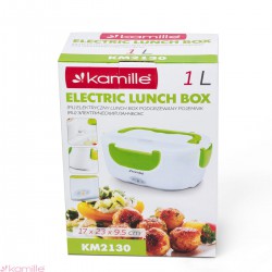 Kamille Elektryczny lunchbox, termos samochodowy zielony 2130