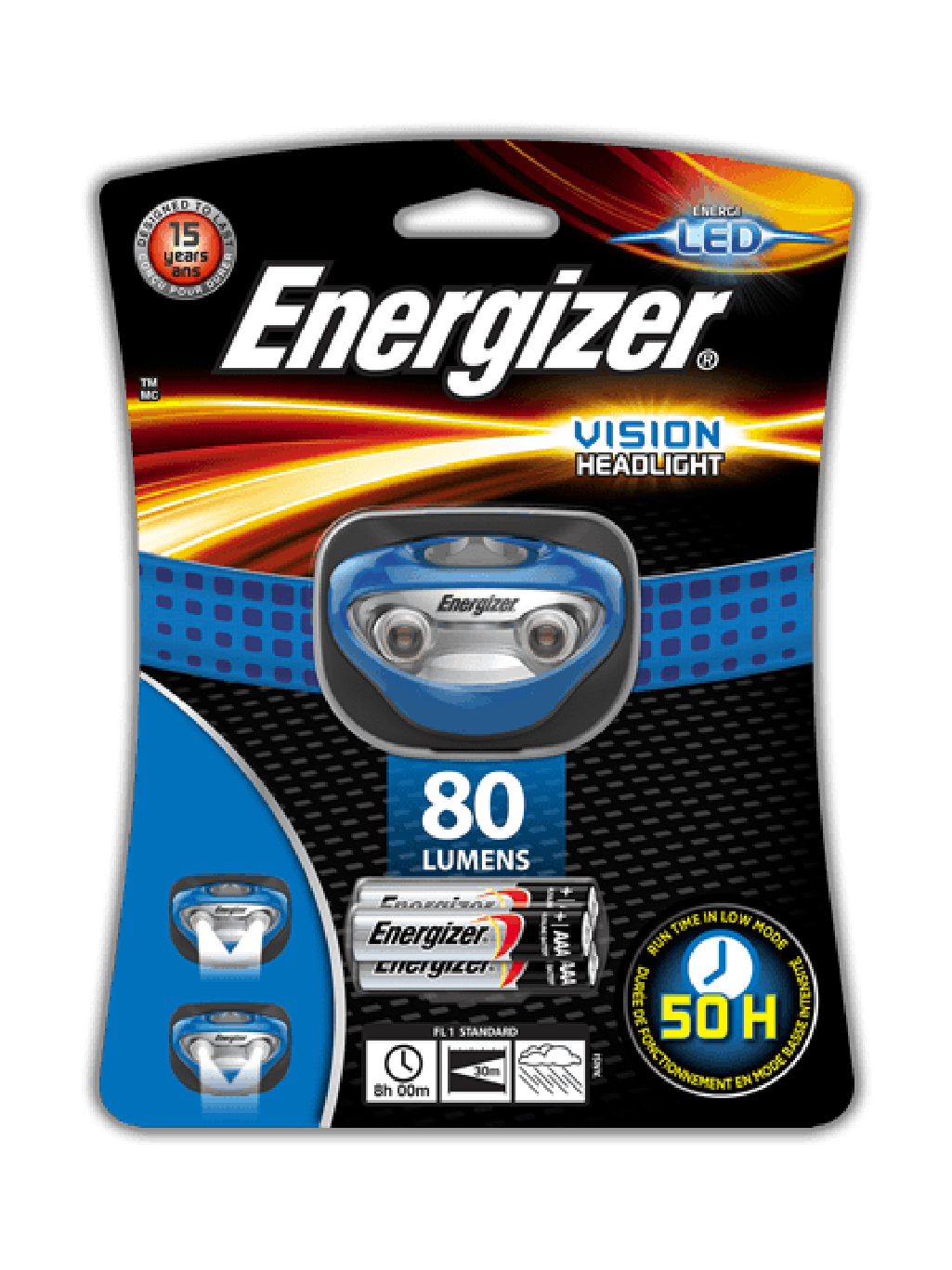 Energizer Headlight Vision 80 414752 latarka czołowa