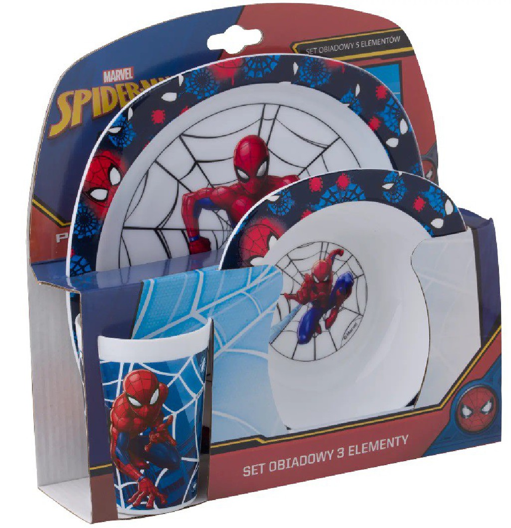 Zestaw naczyń Disney Spiderman 35646 3 el.