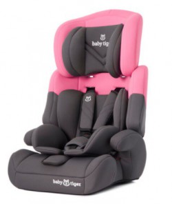 Baby Tiger Mali Fotelik samochodowy 9-36 kg pink
