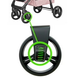 Wózek spacerowy Carrello Quattro Vanilla Pink